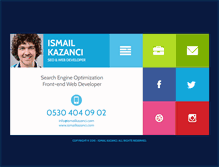 Tablet Screenshot of ismailkazanci.com